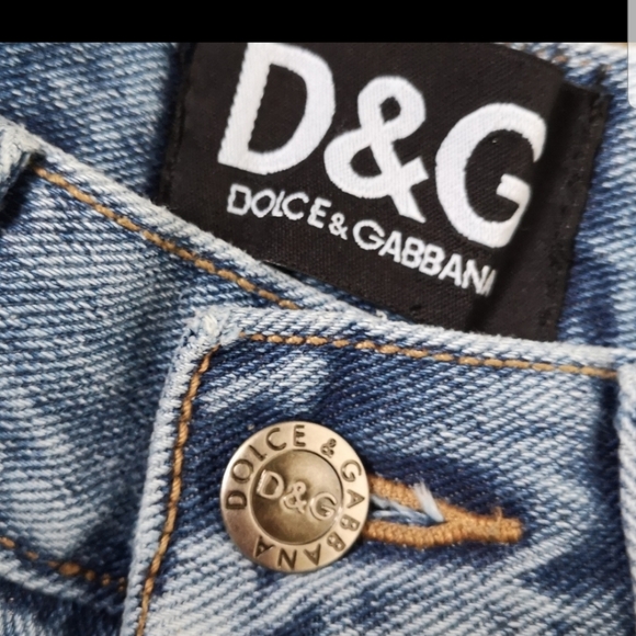 DOLCE & GABBANA HIGH RISE STRAIGHT LEG JEANS - Picture 2 of 7
